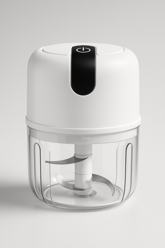 Konquer TimeS by Konquer TimeS Elite Rechargeable Mini Electric Chopper, 250 Ml, One Touch Operation Electric Vegetable & Fruit Chopper(1 Chopper)