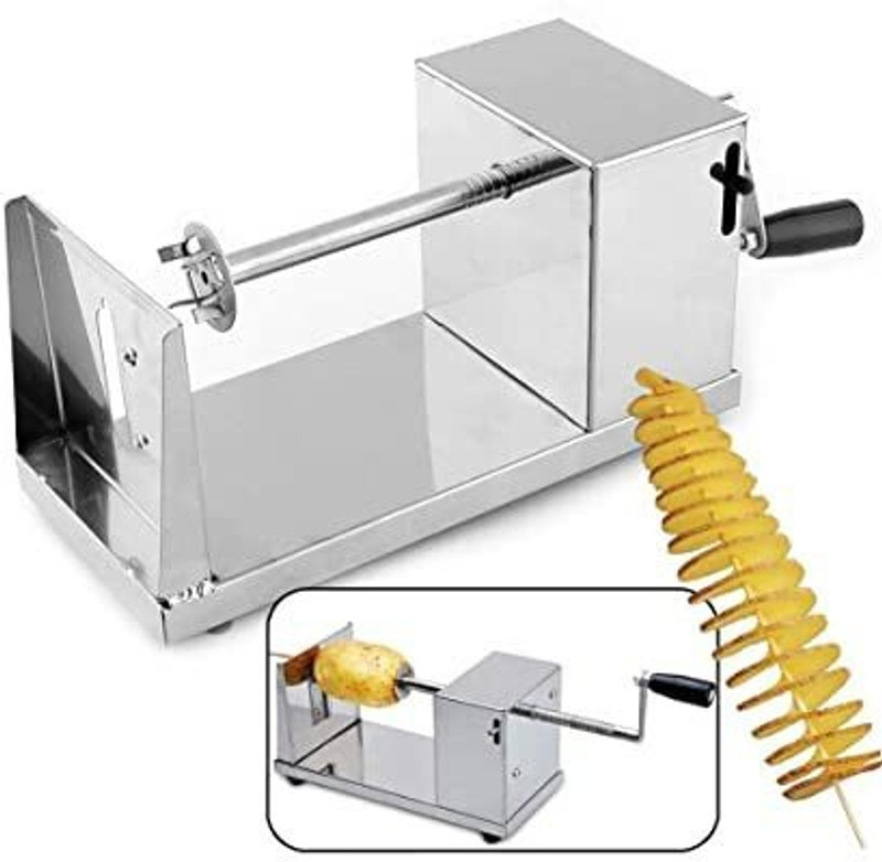 SMBT by NA New Potato Chips and Vegetable Tornado Twister Cutter Slicer Machinee Potato Grater & Slicer(1)