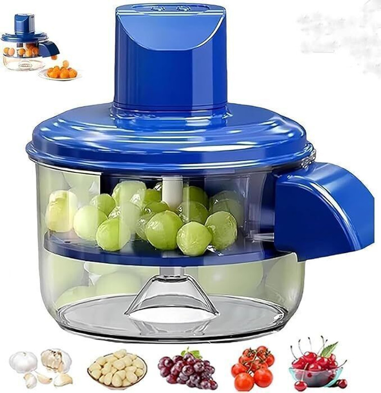 DakshwayhoD 50W Electric Peeler Machine for Garlic & Small Fruits - Quick Automatic Peeler Electric Vegetable & Fruit Chopper(1 Chopper)