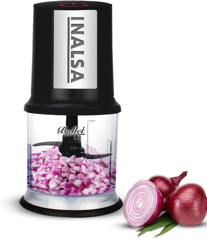 Inalsa Electric Vegetable & Fruit Chopper(1 Chopper, User Manual, Warranty Card, All India Service Center List)