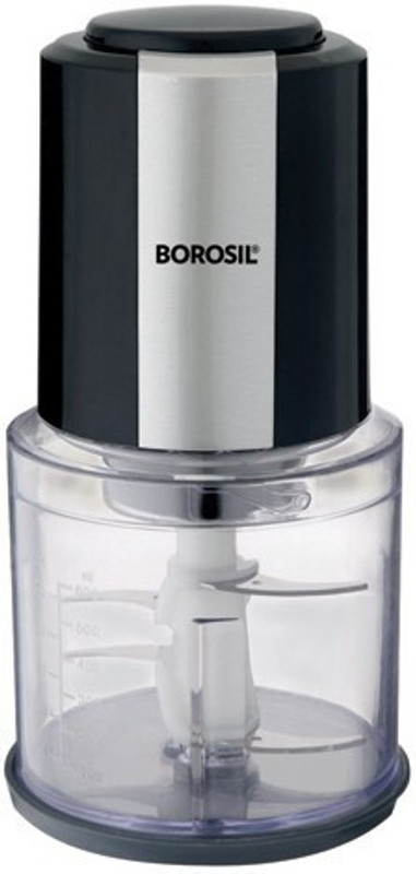 BOROSIL Chefdelite Electric Vegetable Chopper(1 Instruction Manual, 1 Chopper Motor With Blades, 1 Chopping Bowl Capacity 600ml)