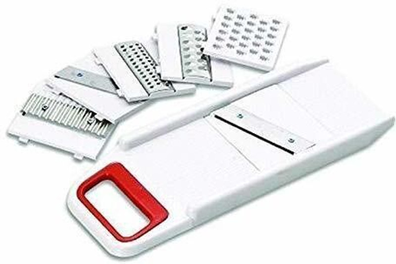 GATIHAM VENTURE Plastic 6 in 1 Vegetables Slicer, Cutter and Fruit Dicer Grater Set(Multi) Vegetable Grater & Slicer(1)