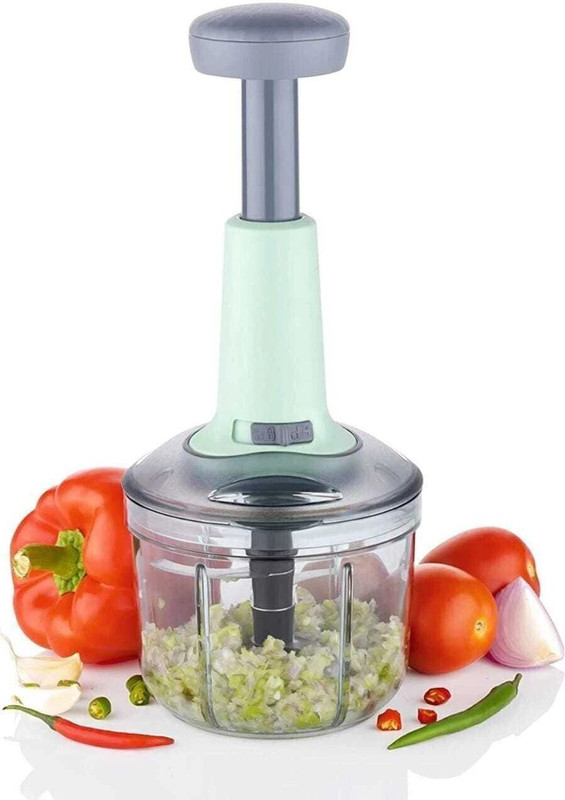 semora by Generic BEST SELLING Premium Push Chopper 1100 ML Vegetable & Fruit Chopper(1 Vegetable Chopper)
