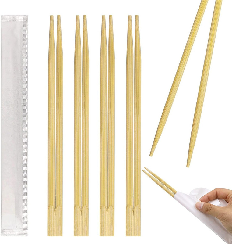 MALBEC Eating Wooden Korean Chopstick(Beige Pack of 20)
