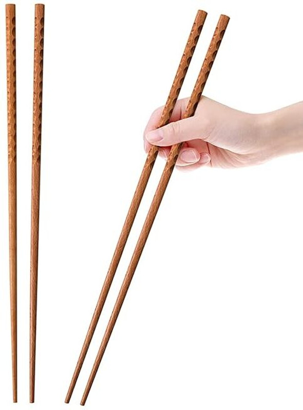 SSCUA Eating, Chewing, Decorative, Training Wooden Vietnamese, Korean, Chinese, Japanese Chopstick(Brown Pack of 4)