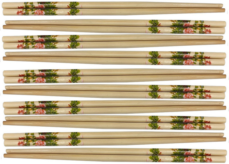 ANSHAURA Eating Wooden Japanese, Chinese, Korean Chopstick(Brown Pack of 20)