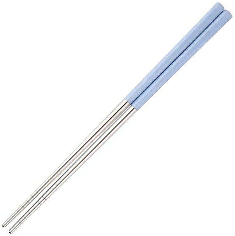 Eagean Eating, Cooking, Decorative Stainless Steel Japanese Chopstick(Blue Pack of 2)
