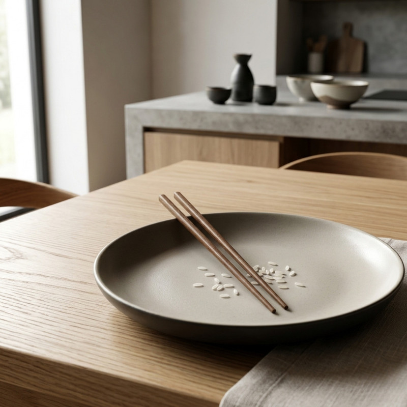 Daily Home Needs Eating Stainless Steel Chinese, Korean Chopstick(Silver Pack of 20)