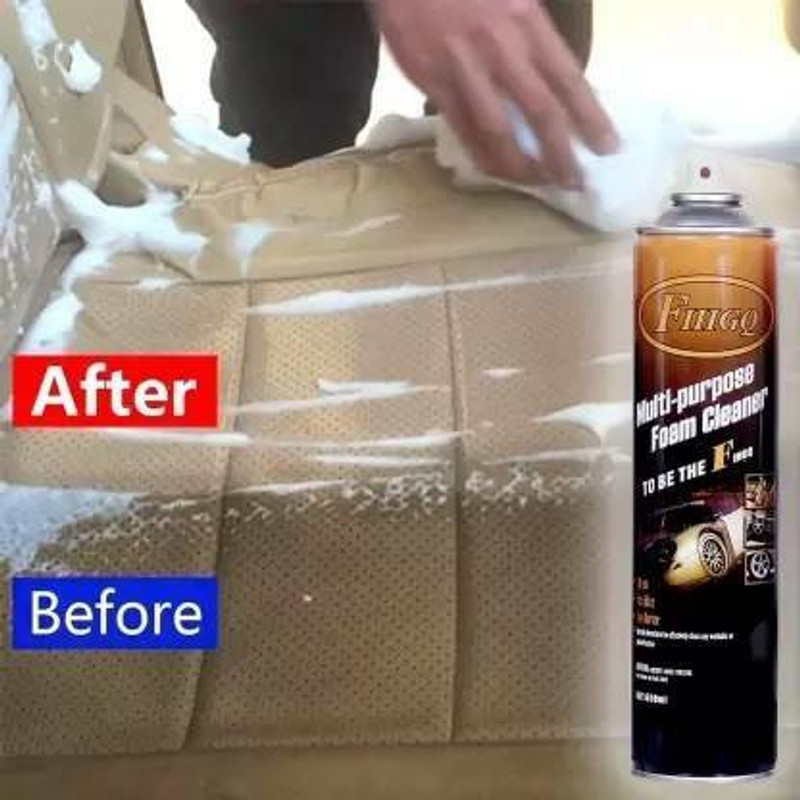 paxauto MM_MPFC004 FIHGO Foam Cleaner Spray, Car Seat/Exterior Interior/Shoes/Sofa Spray Cleaner Vehicle Interior Cleaner(650 ml)