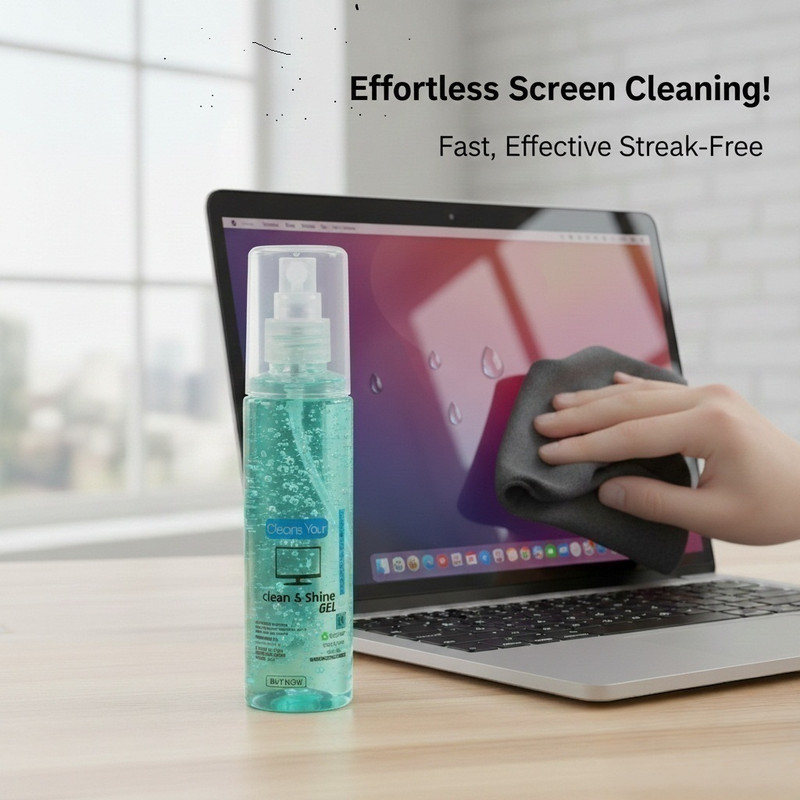 WipeRight Display Cleaner Liquid for Laptop Mobile Tablet | No Stains No Marks for Computers, Mobiles, Laptops(8521)