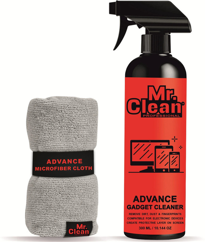 MCP Gadget Cleaner Spray 300ml with 1 Premium Microfiber Cloth Suitable for Computers, Gaming, Mobiles, Laptops(Gadget Cleaner Kit - Gentle & Effective Cleaning Solution)