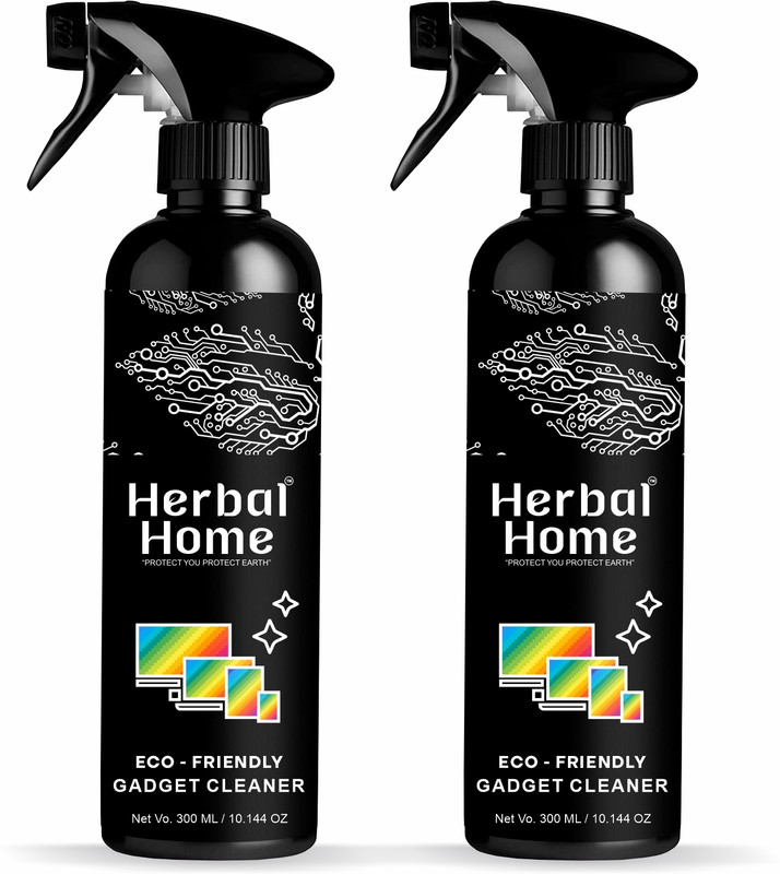 Herbal Home Gadget Cleaner 300 Ml And Gadget Cleaner 300 Ml for Computers, Gaming, Laptops, Mobiles(BASIC COMBO KIT 300)