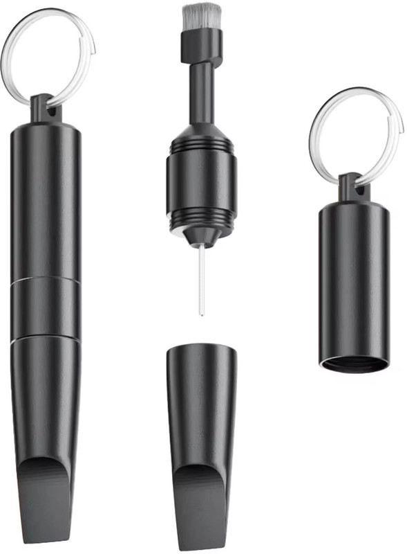 Tobo 3 in 1 Multi-Functional Key Chain Package Opener Cleaning Brush SIM Card Removal for Computers, Gaming, Laptops, Mobiles(for Package Opening Device Cleaning and Phone Card Removal TD-1582T)