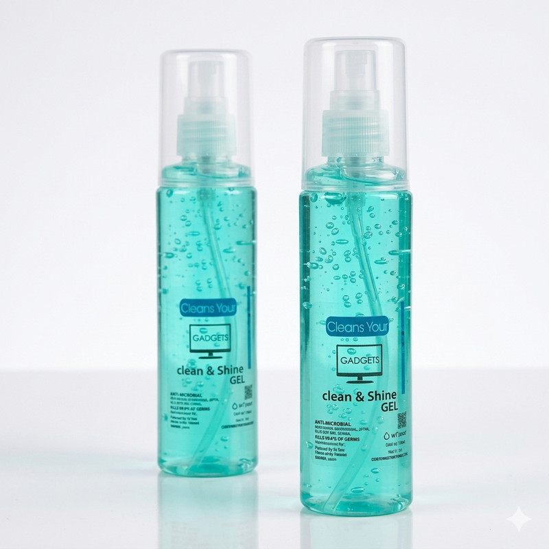 SANEHA 200 ml Gel Spray Cleaner with Microfibre Cloth for Computers, Laptops, Mobiles(GEL)