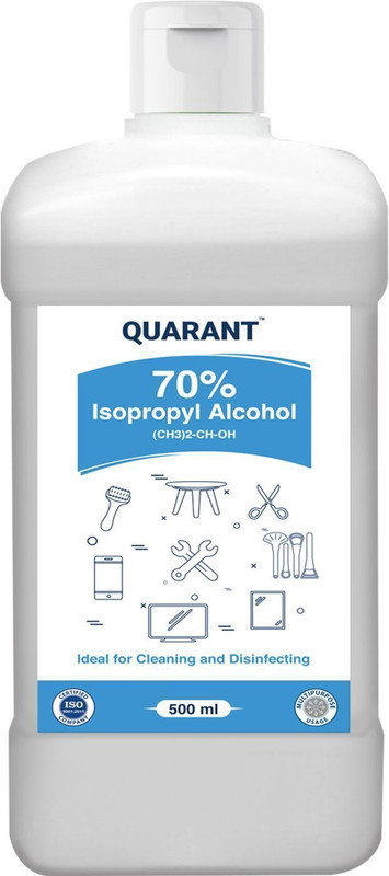 QUARANT 70% Isopropyl Alcohol (IPA) for Cleaning, Rubbing & Disinfecting for Computers(70% Isopropyl Alcohol)