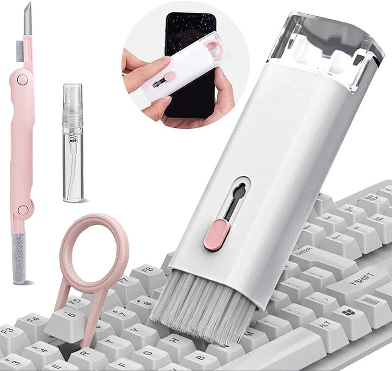 PRIMEFAIR 7 IN 1 ELECTRONIC KEYBOARD CLEANER KIT for Computers(7 in 1 Electronic Cleaner kit, Cleaning Kit for Monitor Keyboard MacBook iPad)