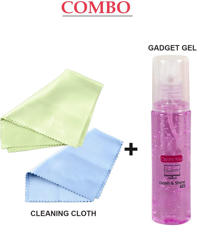 Zohlo Best Cleaning Gel With Soft Micro Fiber Cloth for Mobile, Laptop, LED, Screen for Computers, Laptops, Mobiles(Screen Cleaner, 100 ml with 2 Micro Fiber Cloths)