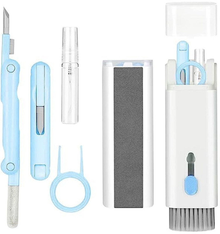BAWALIYANZED 7 in 1 Electronics Cleaner Kit, Portable Multifunctional Cleaning Tool, Keyboard for Computers, Laptops, Mobiles(7In1 Multifunctional Cleaning Kit for Keyboard,Airpods,Phone&computer\Laptop.-9)