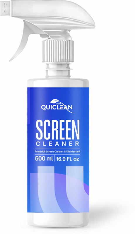 QUICLEAN Large Screen Cleaner 250ml For TV, Laptop, Smart Watch, Phones, iPhone & MacBook for Computers, Laptops, Mobiles(Screen Cleaner 250ml)