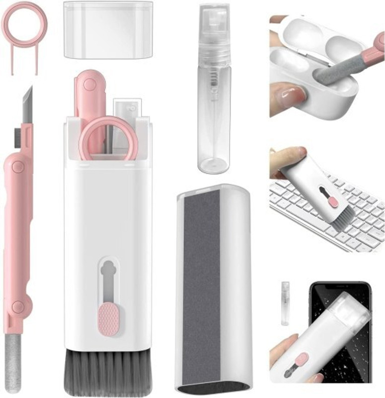 nunki trend Smartphone, Tablet, Laptop, Earbuds. for Computers, Laptops, Gaming, Mobiles for Laptops, Computers(7 in 1 Electronic Cleaner kit, Cleaning Kit for Monitor Keyboard)