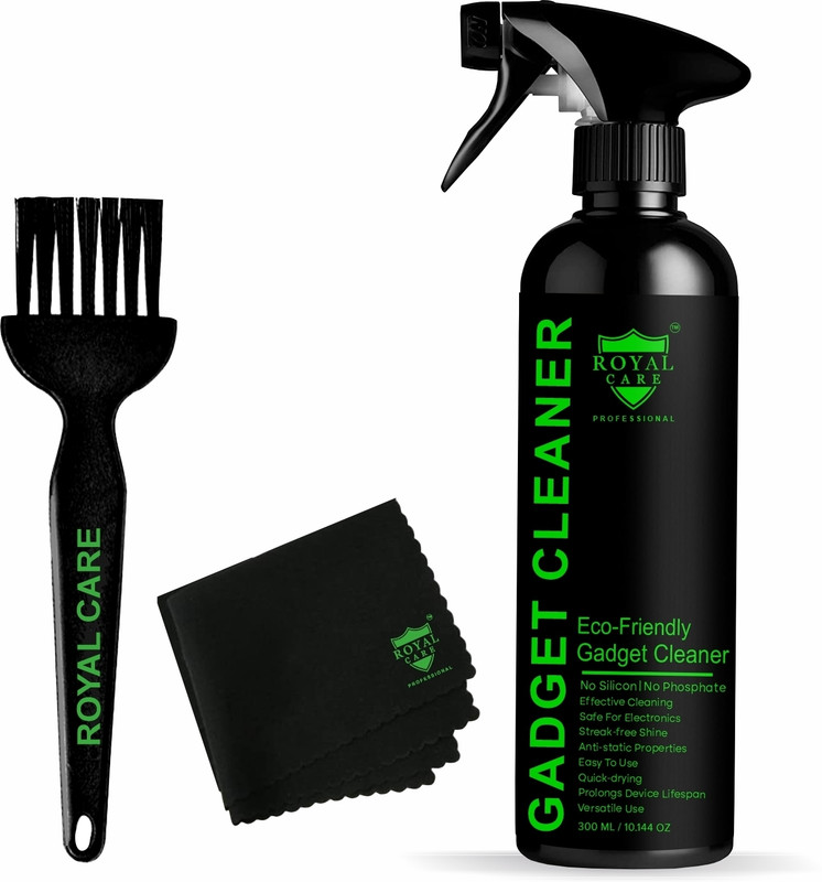 ROYAL CARE PROFESSIONAL Gadget Cleaner 500 Ml And Cleaning Cloth , Brush And 1 Screen Cleaning Cloth for Computers(Super Premium Kit 500)