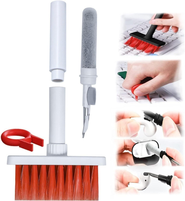 sounce 5 in 1 Cleaning Kit for Keywords, earphones ,Computers, Gaming, Laptops, Mobiles for Computers, Gaming, Laptops, Mobiles(CK5RD)
