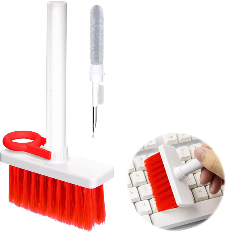 MODEK 5 in 1 Keyboard / Airpods Cleaning Kit White for Computers, Laptops, Mobiles(5 in 1 Keyboard / Airpods Cleaning Kit White)