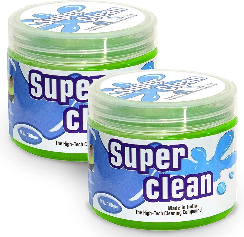 teamB Super Clean Magic Gel Cleaner ( Pack of 2 ) 160ML for Computers, Gaming, Laptops, Mobiles(Super Clean Magic Gel Cleaner Car AC Vent Interior Dust)