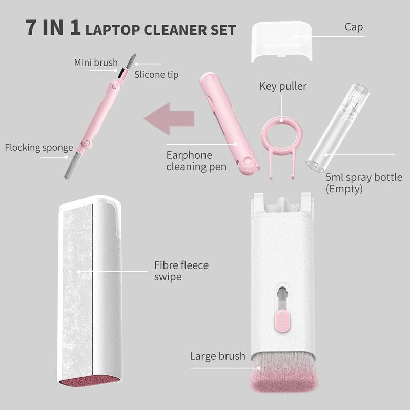 henimall 7 in 1 Electronic Cleaning Kit for phone cleaning kit | laptop cleaning kit 3.1 Mbps Data Card ,Calls not Supported(Multicolor)