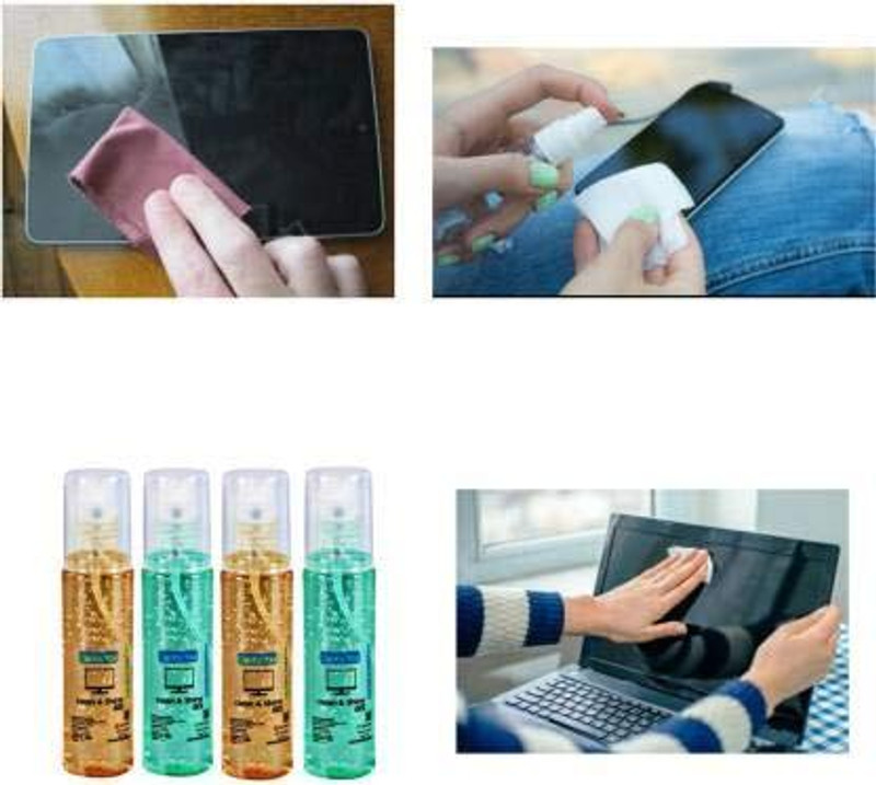 SANEHA Cleaning Kit Glass Cleaner , Fabric Whitener & Multipurpose Cleaner for Mobiles, Laptops, Computers(GEL)