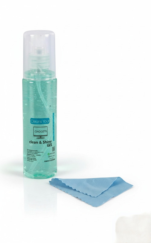 WipeRight Laptop Mobile Screen Cleaning Gel | Dust Fingerprint Remover + Soft Cloth Kit. for Computers, Mobiles, Laptops(8521)