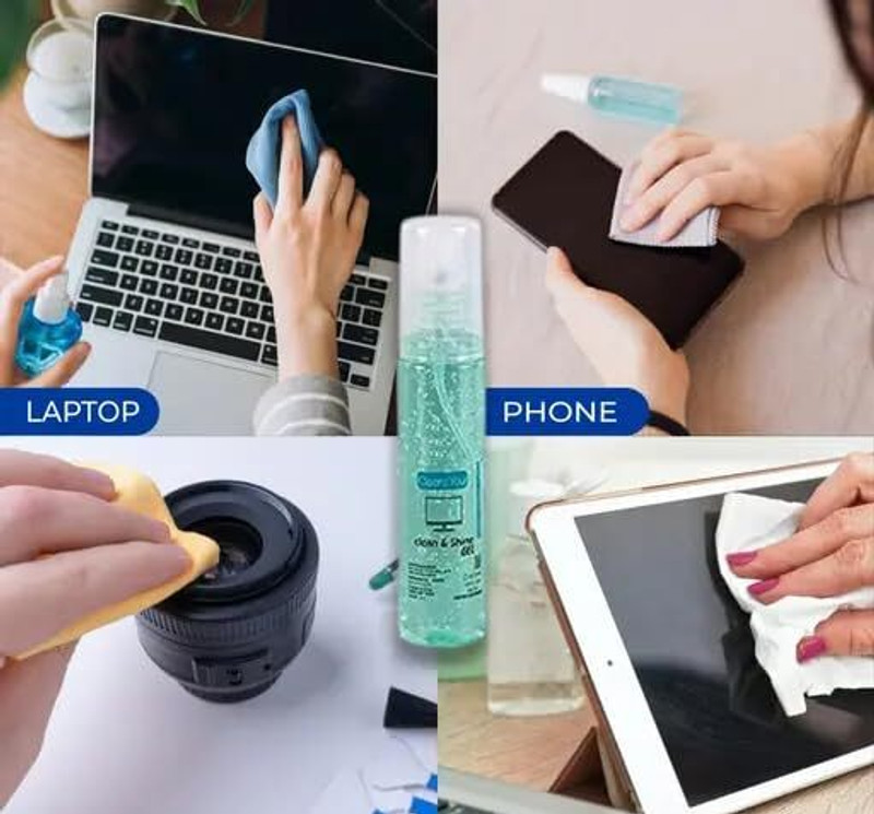 WauroNix GS-02 Shine Spray for Mobiles, Computers, Laptops(CleaningGel-002)
