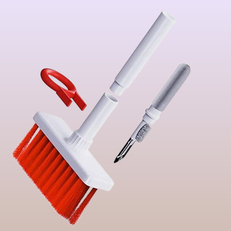 Flurona Cleaning Typing Board 5-in-1 Bristle for Laptops, Computers, Gaming, Mobiles(5in1keybboard174)