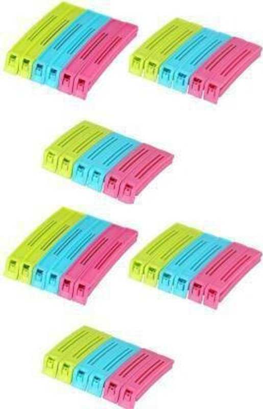 kasodariya enterprise SEALING POUCH CLIPS Large Plastic Airtight Food Bag Clips(Set of 36,Multicolor) Manual Vacuum Bag Sealer