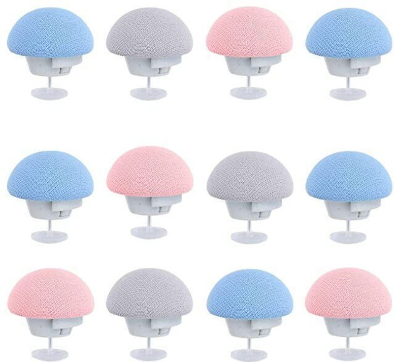 JDSSALES Mushroom Shape Duvet Clips, Non-Slip Cover Fixator, Comforter Quilt Holder Cotton Cloth Clips(Multicolor Pack of 8)