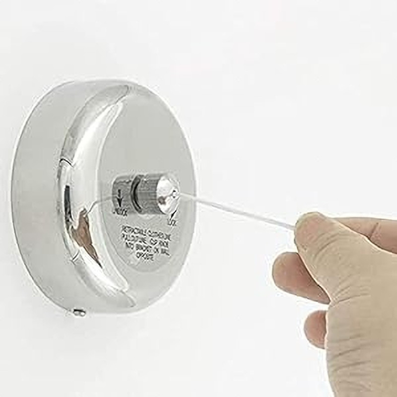 FreshDcart FreshDcart Heavy-Duty Retractable Clothesline 3 Metres Silver (1 Pack) Steel Clothesline(100 m)