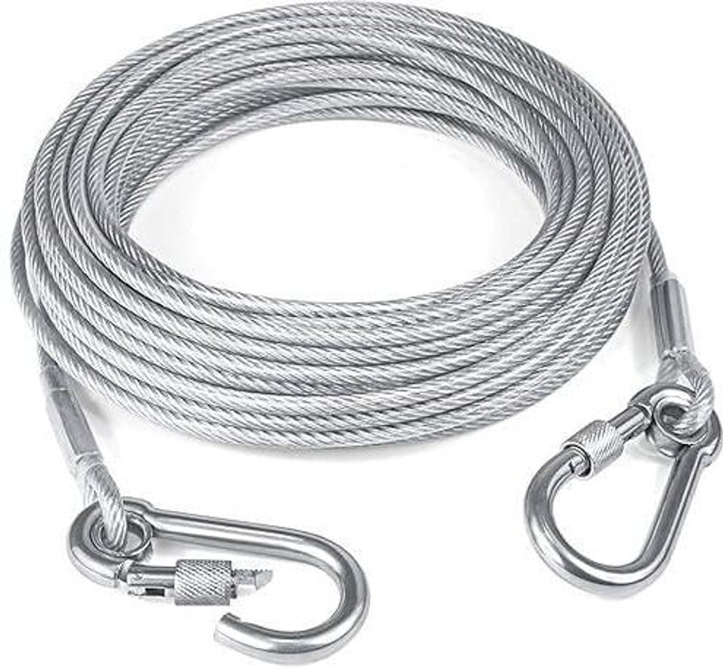 CABINCLUB CLOTH ROPE 5METER Steel Clothesline(10 m)