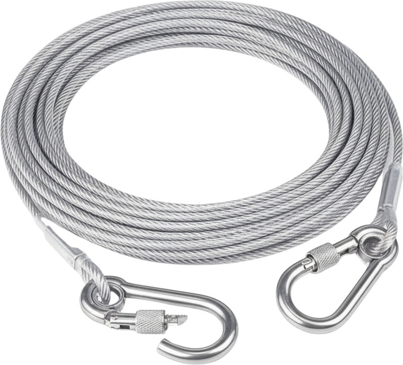 Siya 5M Heavy Duty Stainless Steel Clothesline with Hooks| Stainless Steel Retractable Clothesline(5 m)