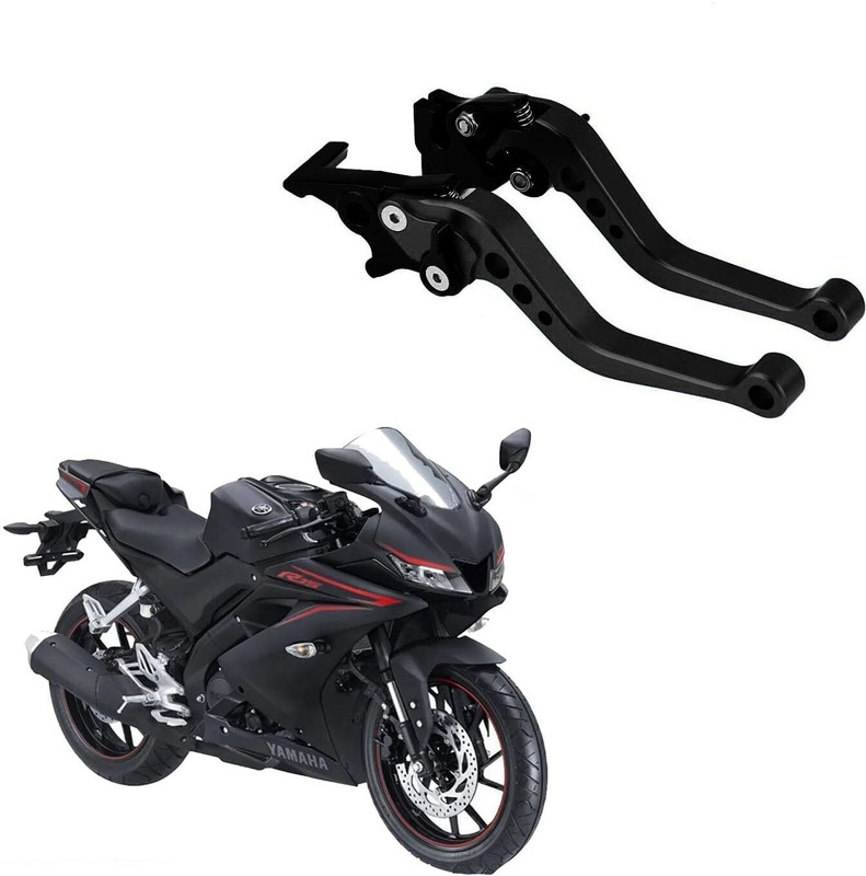 RACER'S EDGE R15 V3 ABS, R15 V4 ABS Brake Clutch Lever For Yamaha R15(Black)