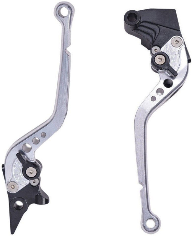 Crazycreations Brake Lever For Royal Enfield Classic Desert Storm(Silver)