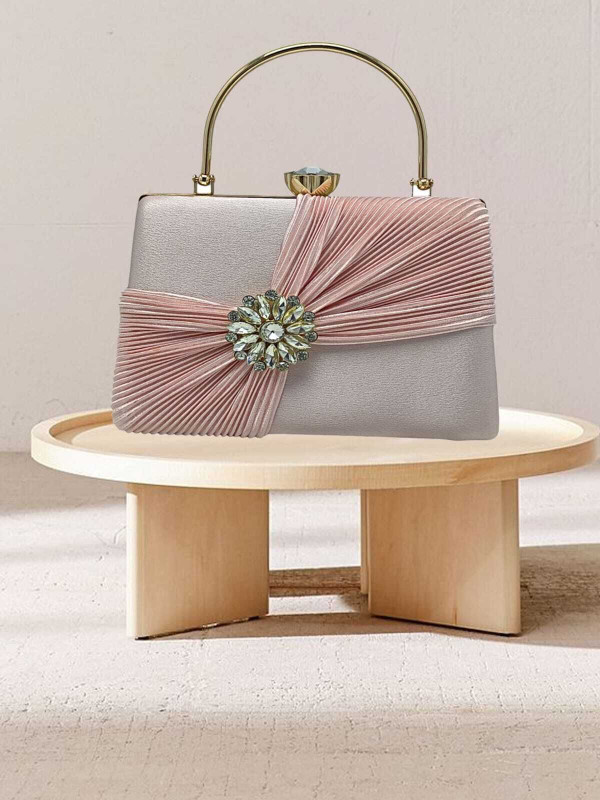 VISTOVA Casual, Formal, Party Pink Clutch