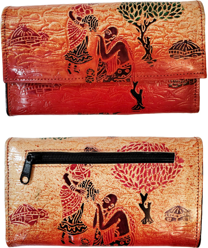 Classique Casual Multicolor, Orange Clutch