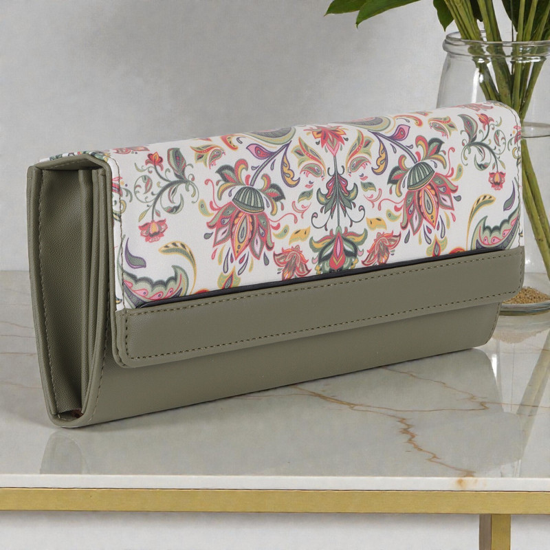 DOSYSO Casual, Party Green Clutch