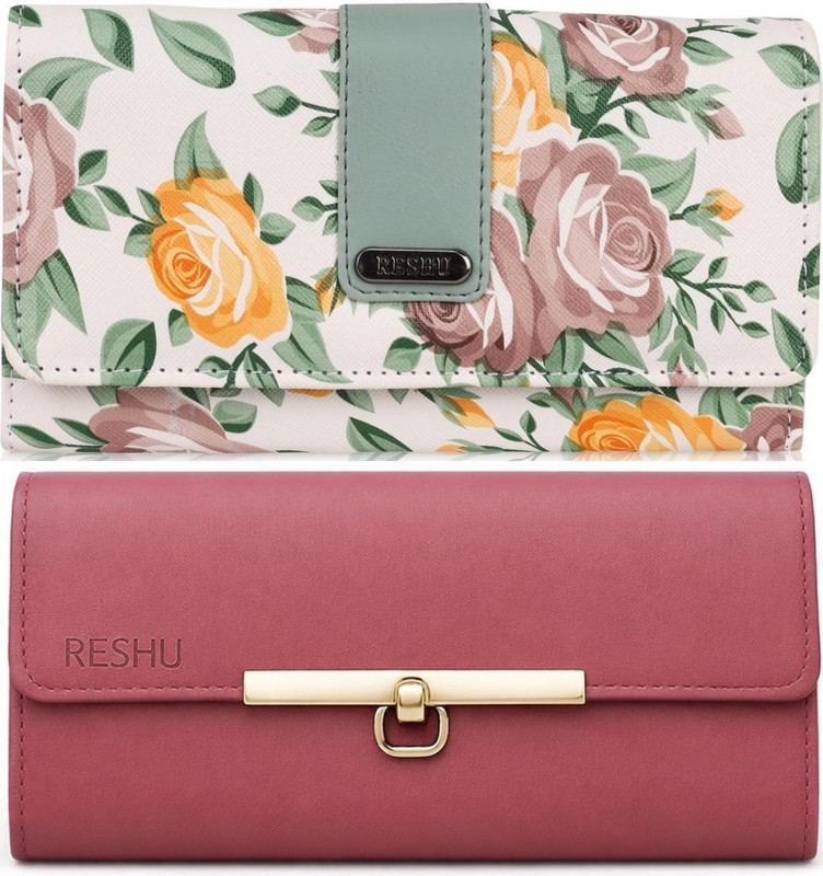 Reshu Casual, Formal Multicolor, Pink Clutch