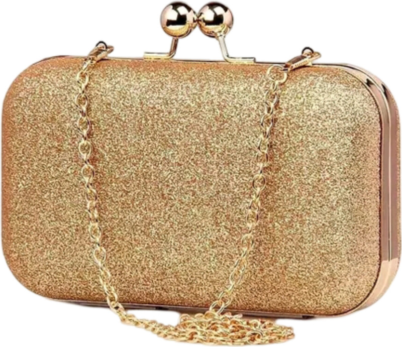 Beauty Queen Party Gold Clutch