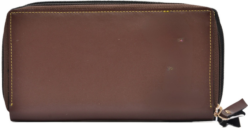 Vorak Ahimsa Casual Brown Clutch