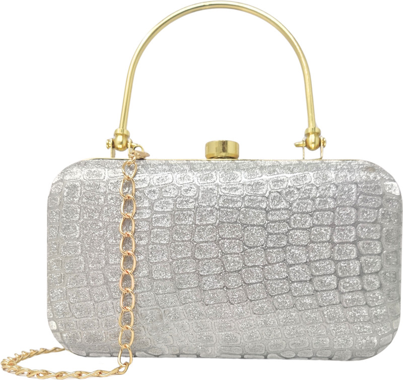 FTSBags Party Silver Clutch
