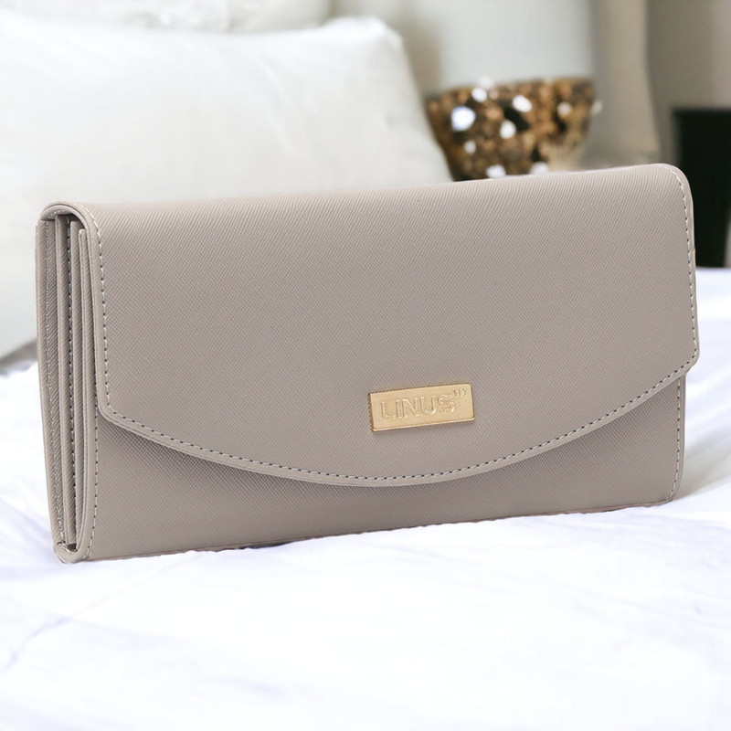 linus Casual, Party, Formal Grey Clutch