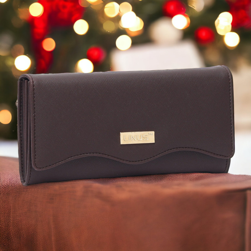 WILDAUK Casual, Formal, Party Brown Clutch
