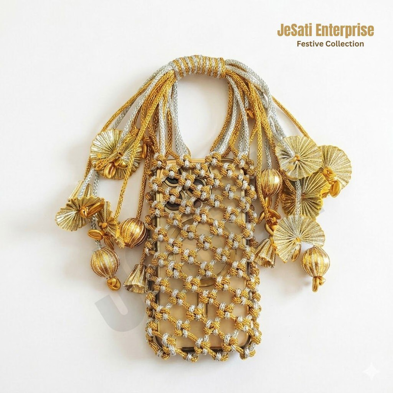 JeSati Enterprise Party, Formal, Casual Gold, Silver  Clutch